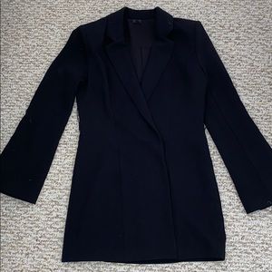 NBD Your Time Is Up Blazer Dress in Black Small